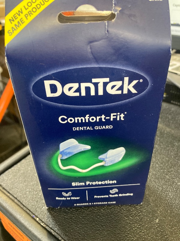 Photo 1 of DenTek Comfort-Fit Dental Guard For Nighttime Teeth Grinding, Comfort-Fit Guard, 2 count(Pack of 1)