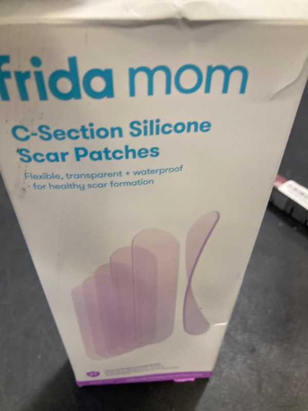 Photo 1 of Frida Mom C-Section Silicone Strips, C-Section Recovery Must Have Scar Patches, Reusable Medical Grade Treatment for Keloid Scars, Includes Case & Pouch