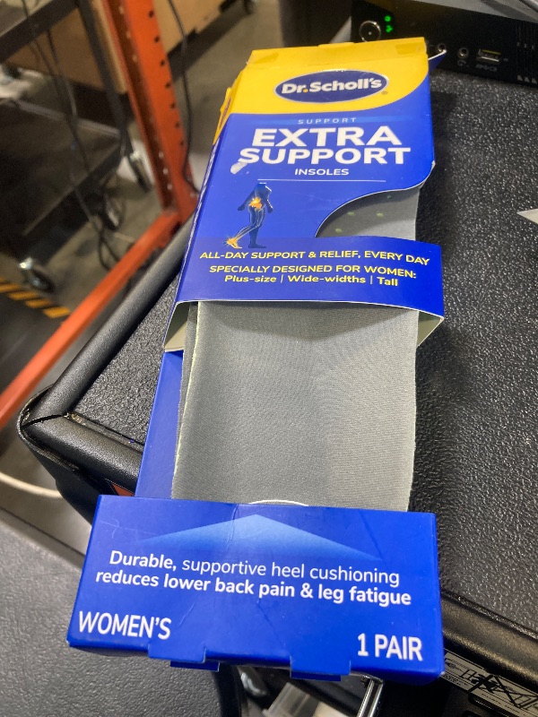 Photo 1 of Dr. Scholl's Extra Support Shoe Insoles for Women, Size 6-11, 1 Pair: Designed for Plus-Size and Tall Women, Arch Inserts - Helps Reduce Lower Back Pain and Foot & Leg Fatigue