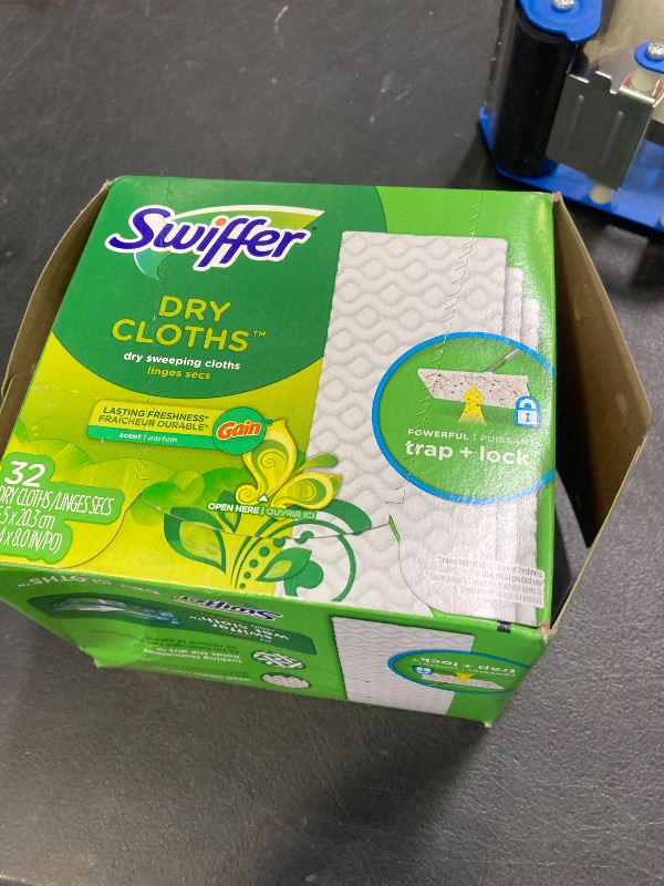 Photo 1 of Swiffer Sweeper Dry Sweeping Cloth Refills, Gain Original, 32 Count