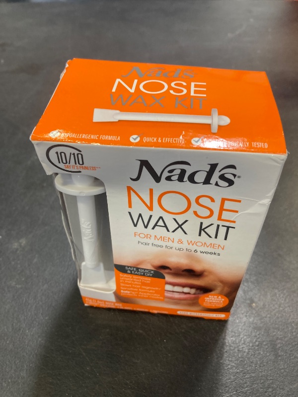 Photo 1 of Nad's Nose Wax Kit for Men & Women - Waxing Kit for Quick & Easy Nose Hair Removal, 1 Count