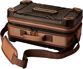 Photo 1 of Plano Guide Series Tackle Bag | Premium Tackle Storage with No Slip Base and Included stows, Khaki with Brown and Black Trim