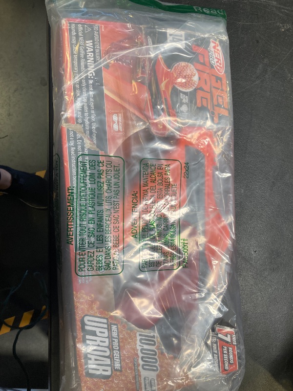 Photo 1 of Nerf Pro Gelfire Uproar Full Auto Blaster, 150 FPS, 10,000 Gelfire Rounds, 400 Round Hopper, Eyewear, Ages 14+