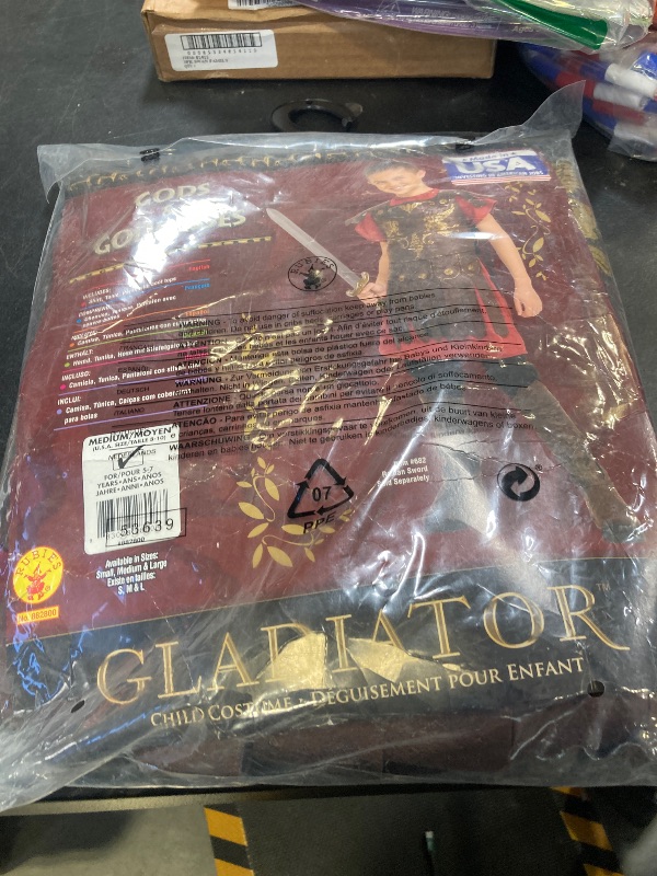 Photo 1 of Rubies Child's Gladiator Costume, Medium