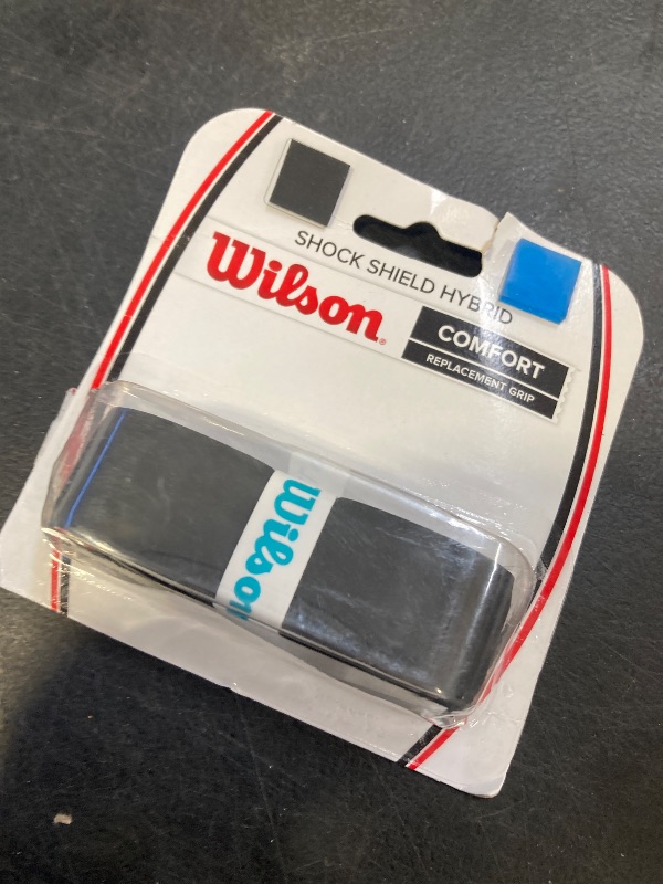 Photo 1 of Wilson Shock Shield Replacement Grip Tennis Replacement Grips Black