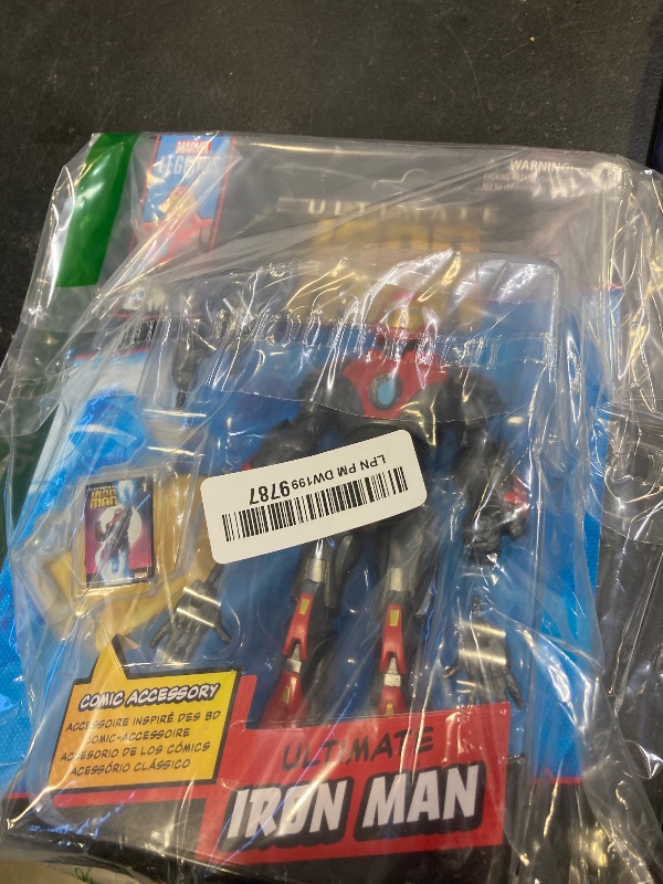 Photo 1 of Marvel Legends Series Ultimate Iron Man, Comics-Inspired Collectible 6-Inch Scale Action Figure with Character-Sized Comic Accessory