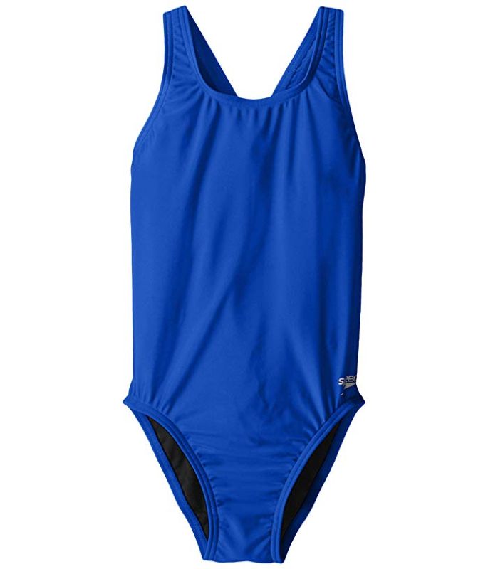 Photo 1 of Speedo Girls Swimsuit One Piece Prolt Super Pro Solid Youth Swim Caps 18/28