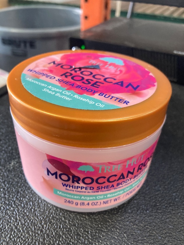 Photo 1 of Tree Hut Moroccan Rose Whipped Shea Body Butter, 8.4oz, Lightweight, Long-lasting, Hydrating Moisturizer with Natural Shea Butter for Nourishing Essential Body Care
