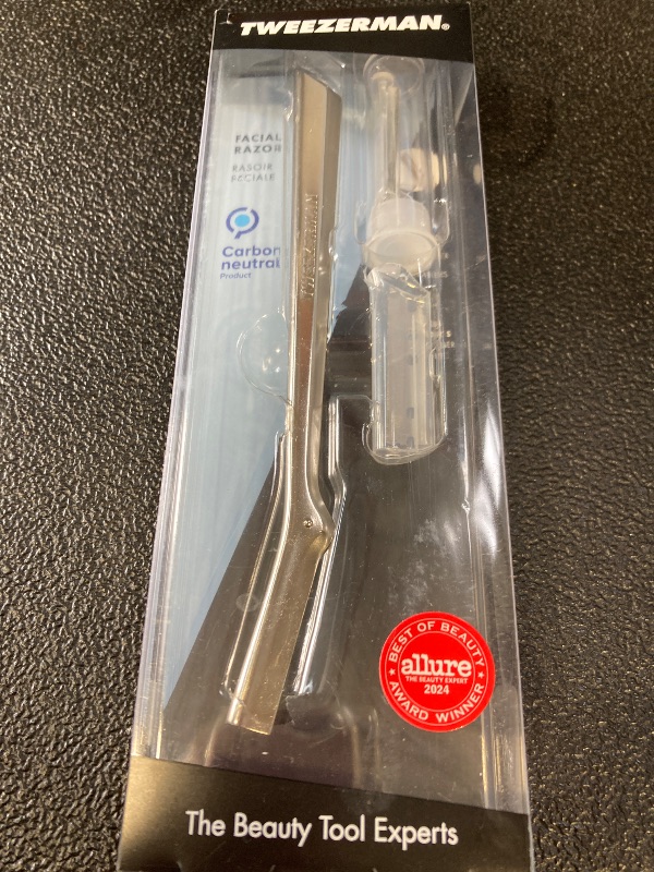 Photo 1 of Tweezerman Stainless Steel Facial Razor