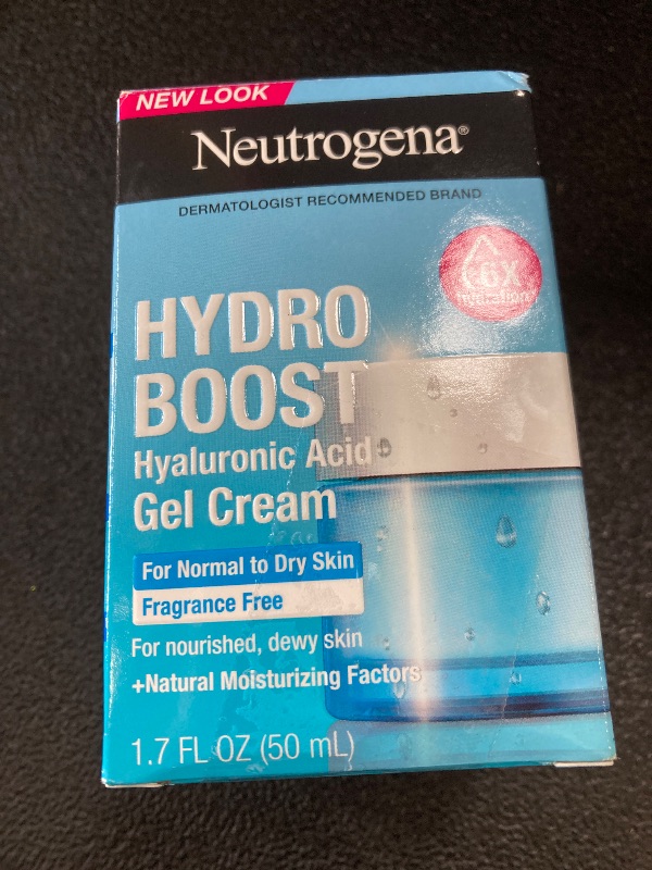 Photo 1 of Neutrogena Hydro Boost Skincare Set, Hydro Boost Fragrance Free Gel Cream Face Moisturizer, 1.7 fl oz, & Trial Size Hydro Boost Fragrance Free Hydrating Gel Facial Cleanser, 0.5 fl oz