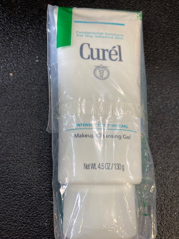 Photo 1 of Curel Japanese Skin Care Makeup Cleansing Gel, Waterproof Eye Makeup Remover and Gentle Facial Cleanser for Dry, Sensitive Skin, Step 1 of 2, 4.5 Oz