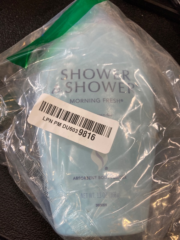 Photo 1 of Shower to Shower, Absorbent Body Powder Morning Fresh, 13 oz