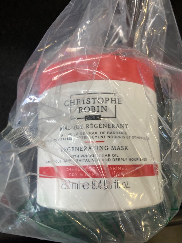 Photo 1 of Christophe Robin Regenerating Mask with Prickly Pear Seed Oil for Dry, Damaged and Chemically Treated Hair 8.4 fl. oz