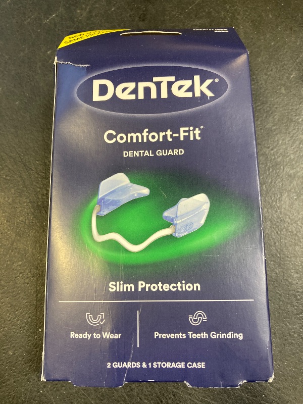 Photo 1 of DenTek Comfort-Fit Dental Guard For Nighttime Teeth Grinding, Comfort-Fit Guard, 2 count(Pack of 1)