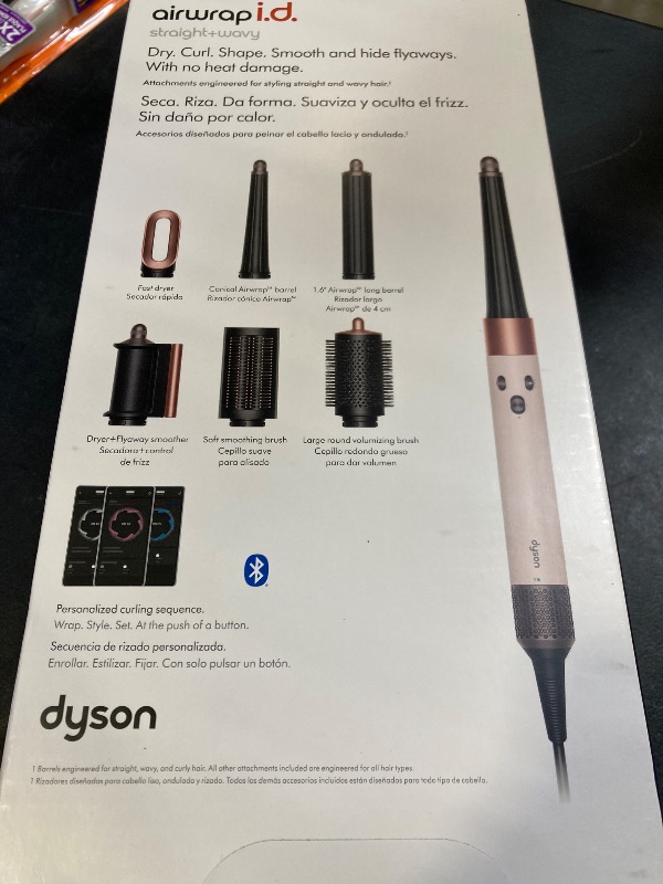 Photo 1 of Dyson Airwrap i.d.™ Multi - Styler and Dryer Straight + Wavy in Ceramic Pink and Rose Gold