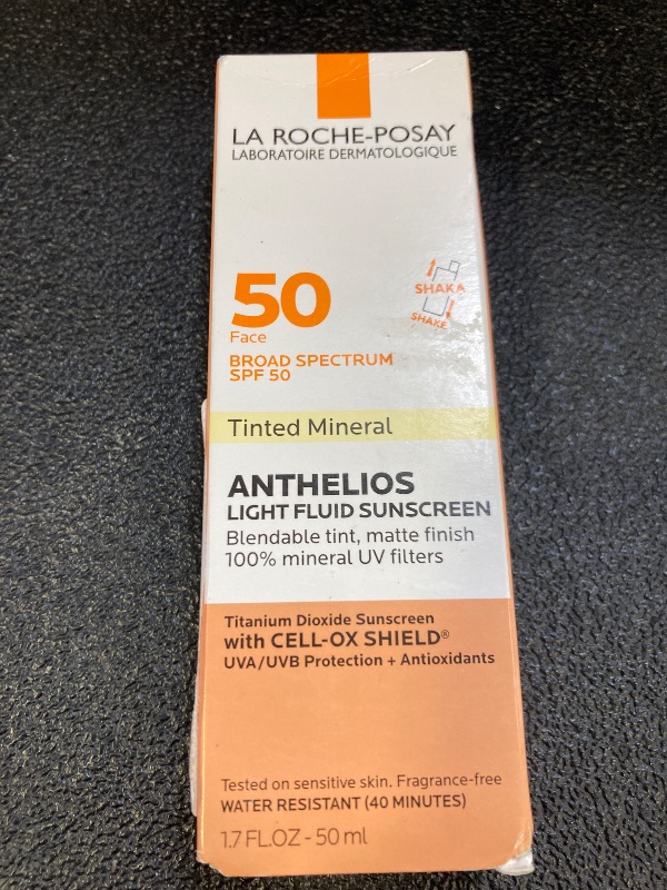 Photo 1 of La Roche-Posay Anthelios Tinted Sunscreen SPF 40+, Broad Spectrum SPF + Antioxidants, Titanium Dioxide & Zinc Oxide Sunscreen, 4 Flexible Shades With No White Cast, Oil Free & Oxybenzone Free