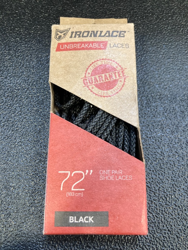 Photo 1 of Unbreakable Round Bootlaces - Indestructible, Waterproof & Fire Resistant Laces, 1500-Pound Breaking Strength/Pair