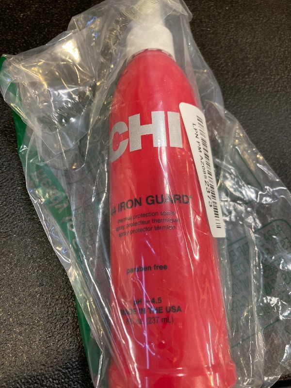 Photo 1 of CHI 44 Iron Guard Thermal Protection Spray, Nourishing Formula Helps Resist Heat Damage to Hair & Tame Frizz, Clear, 8 Oz