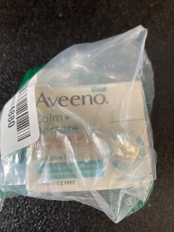 Photo 1 of Aveeno Calm + Restore Facial Cream for Redness Relief, Soothing Face Moisturizer for Sensitive Skin, Hypoallergenic Formula, Fragrance-Free, 1.7 OZ
