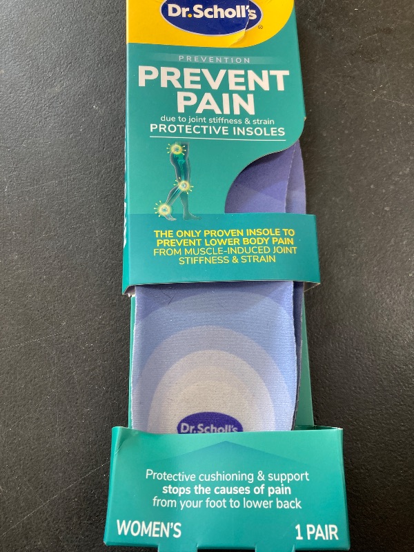 Photo 1 of Dr. Scholl’s Prevent Pain Insoles for Women, Size 6-10, 1 Pair: The Only Proven Insole to Prevent Lower Body Pain - Arch Support Shoe Inserts for Women, Protect Against Lower Back, Knee and Foot Pain