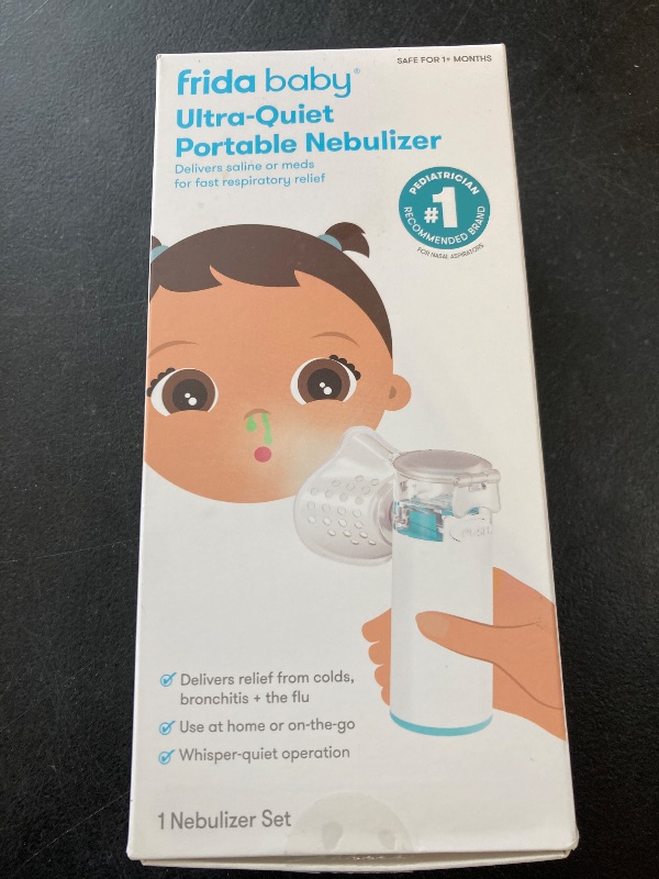 Photo 1 of Frida Baby Nebulizer for Babies, Portable Nebulizer for Kids, Babies & Infants, Ultra-Quiet Handheld Nebulizer with Mask + Diffuser, Congestion + Flu Relief