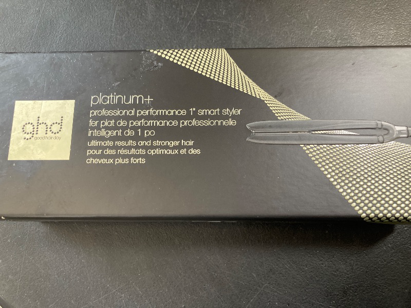 Photo 1 of ghd Platinum+ Styler ? 1" Flat Iron Hair Straightener, Professional Ceramic Hair Styling Tool for Stronger Hair, More Shine, & More Color Protection ? Black