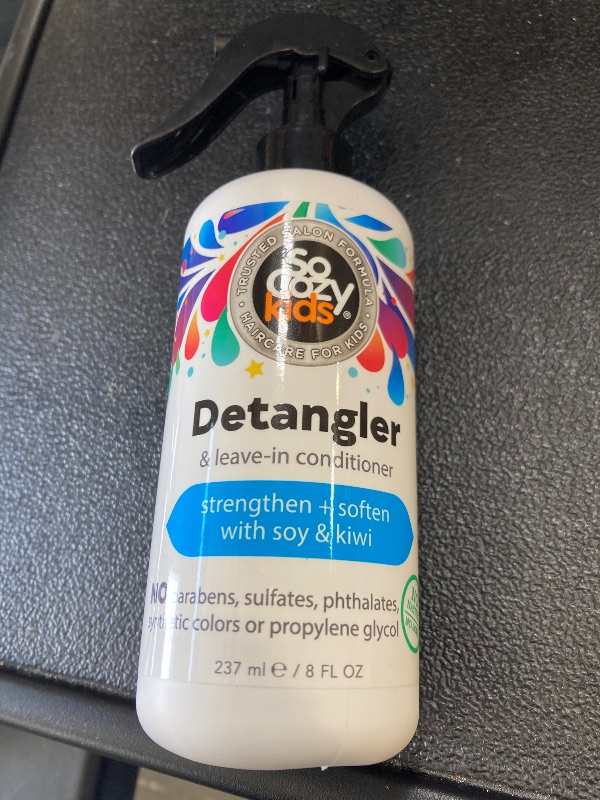 Photo 1 of So Cozy Detangler & Leave In Conditioner Spray - Hair Detangler Spray for Kids - Paraben-Free Leave In Hair Conditioner & Detangling Spray for Frizzy Hair (8 fl oz)