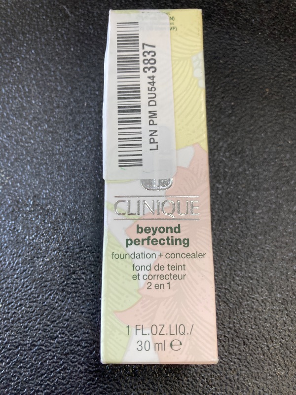 Photo 1 of Clinique Beyond Perfecting Liquid Lightweight Full Coverage Foundation + Concealer For Dry Combination to Oily Skin Types, Linen, 1 Fl Oz