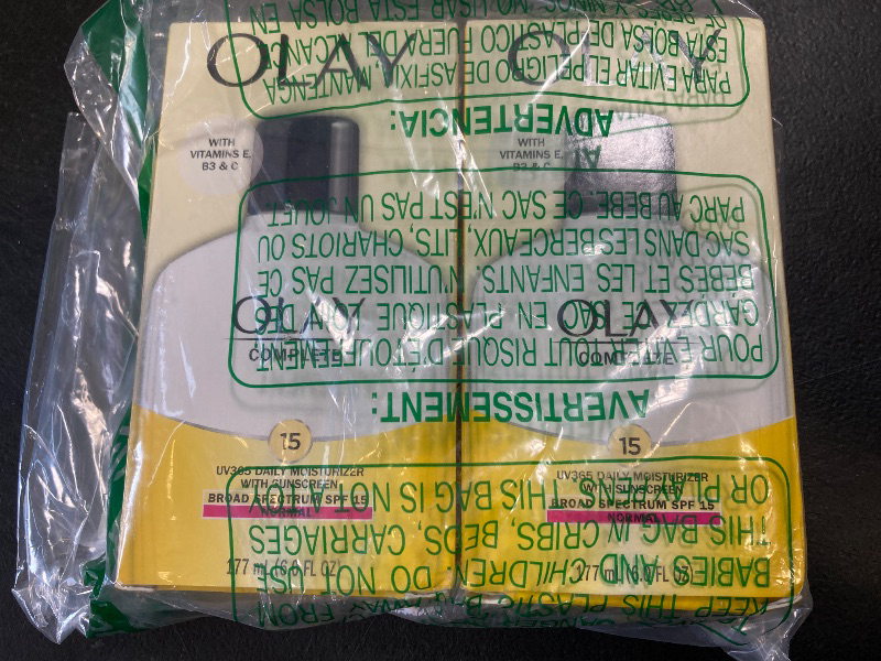 Photo 1 of Olay Face Moisturizer Complete Lotion All Day Daily Facial Moisturizing Lotion SPF 15 for Normal Skin and Hydration, Oil-Free Non-Greasy, 6 Fl Oz (Pack of 2)