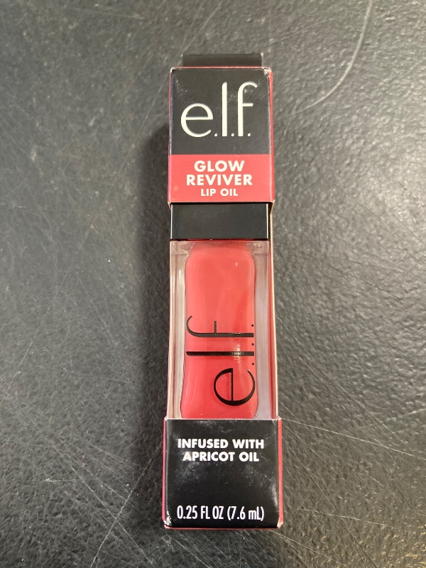 Photo 1 of e.l.f. Glow Reviver Lip Oil, Nourishing Tinted Lip Oil For A High-shine Finish, Infused With Jojoba Oil, Vegan & Cruelty-free, Rose Envy