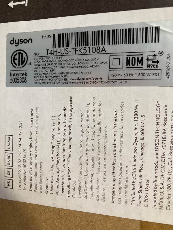 Photo 1 of Dyson Airwrap™ Multi-Styler Complete Long, Nickel/Copper