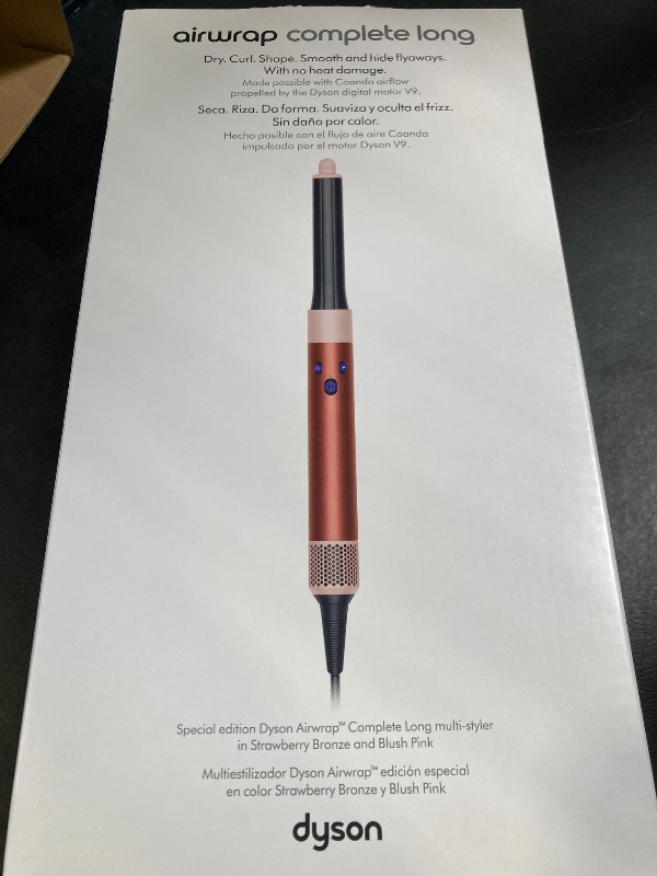Photo 1 of Special Edition Dyson Airwrap™ Complete Long Multi-Styler in Strawberry Bronze and Blush Pink with Detangling Comb
