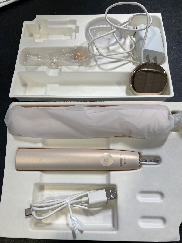 Photo 1 of Philips Sonicare 9900 Prestige Rechargeable Electric Power Toothbrush with SenseIQ, Champagne, HX9990/11