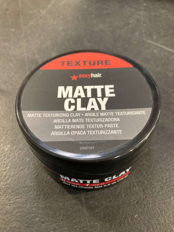 Photo 1 of SexyHair Style Matte Clay Matte Texturizing Clay, 2.5 Oz | Separates, Defines and Molds | Helps Tame Unruly Ends | Washes Out Easily