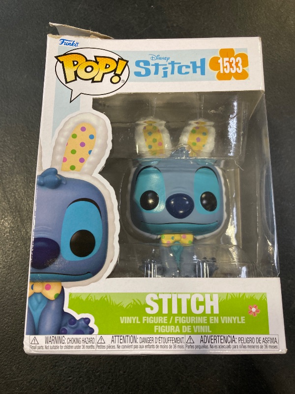 Photo 1 of Funko Pop Disney: Easter - Stitch - Lilo and Stitch - Collectable Vinyl Figure - Gift Idea - Official Merchandise - Toys for Kids & Adults - Cartoon/Animation Fans - Model Figure for Collectors