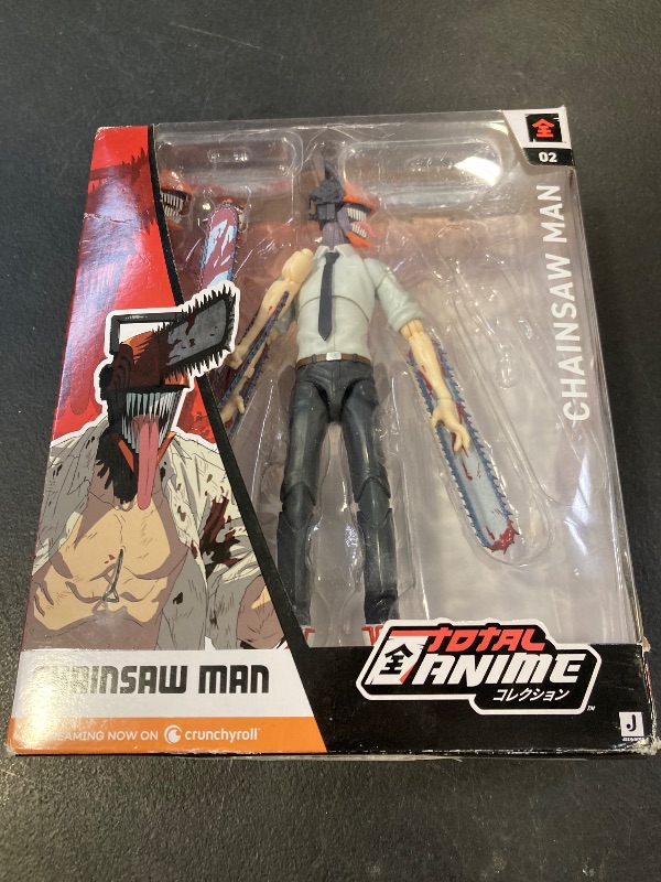 Photo 1 of Total Anime Chainsaw Man - 6.5-Inch Figure with Alternate Head and Arms Plus Swappable Mouthpiece