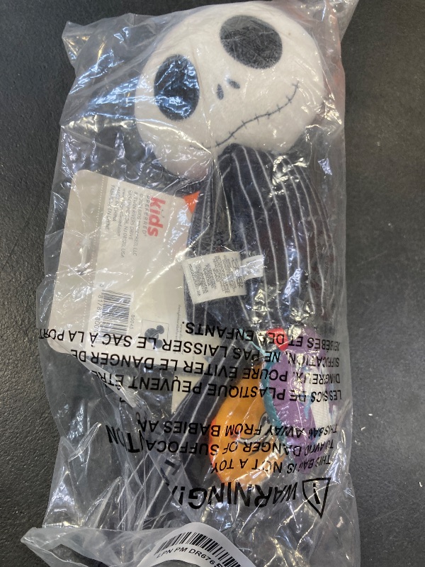 Photo 1 of KIDS PREFERRED Disney Baby Nightmare Before Christmas Jack Skellington On The Go Activity Toy with Crinkle, On The Go Clip, Bell Chime and Ziggle