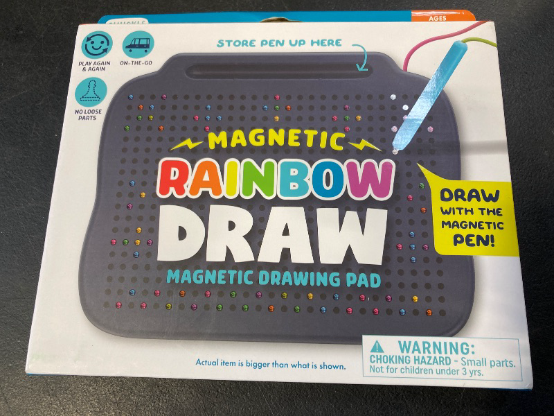 Photo 1 of Chuckle & Roar Magnetic Drawing Board Rainbow and Stencil Edition