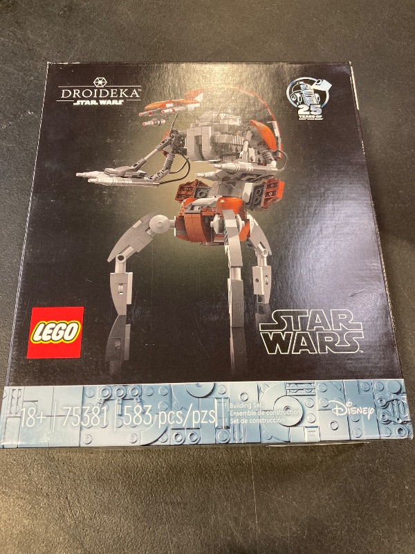 Photo 1 of LEGO Star Wars Droideka Model for Build and Display, Collectible Brick Built Destroyer Droid Figure for May The 4th Be with You Décor, Star Wars Fan Gift Idea for Adults or Any Collector, 75381