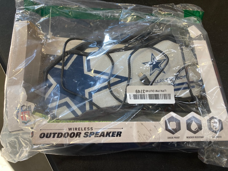Photo 1 of NFL Dallas Cowboys XL Wireless Bluetooth Speaker, Team Color