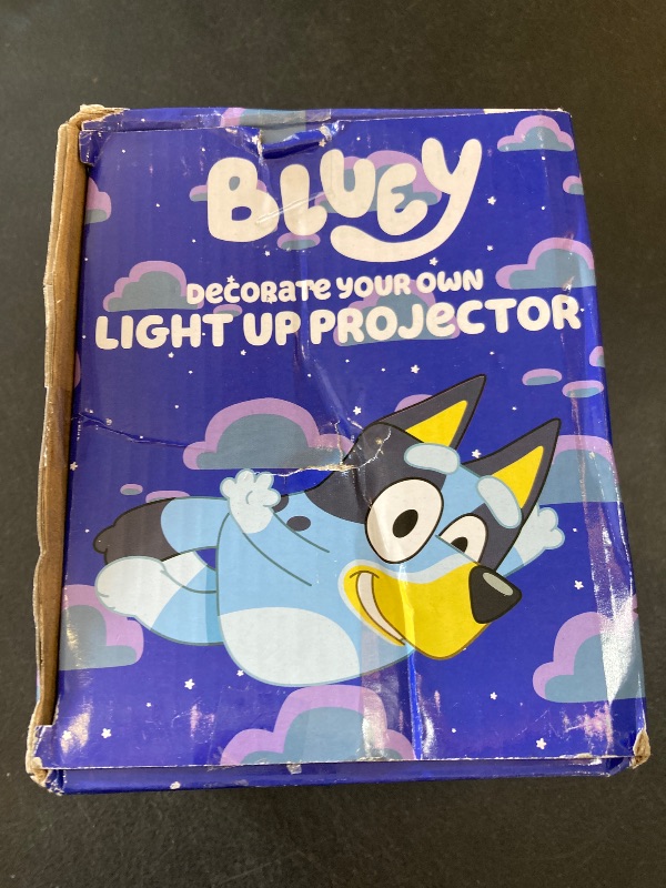 Photo 1 of Bluey Decorate Your Own Light Up Projector, Night Light for Kids Stickers, Toys, Kids Night Light, Toddler Activities, Toddler Crafts, Night Light Projector, Cute Night Light
