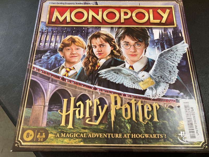 Photo 1 of Monopoly Harry Potter Edition Board Game | A Magical Adventure at Hogwarts | Ages 8 and Up | 2 to 6 Players | Family Games | Gifts for Kids and Adults