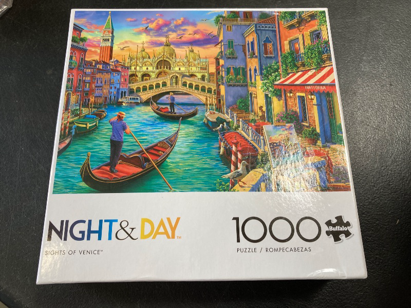 Photo 1 of Buffalo Games - Image World - Sights of Venice - 1000 Piece Jigsaw Puzzle for Adults -Challenging Puzzle Perfect for Game Nights - Finished Size is 26.75 x 19.75