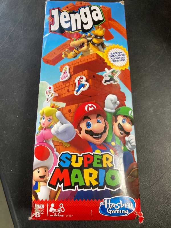 Photo 1 of Hasbro Jenga: Super Mario Edition Game | Block Stacking Tower Game | Back to School Gifts for Kids | Classroom Board Games | Ages 8+ (Amazon Exclusive)