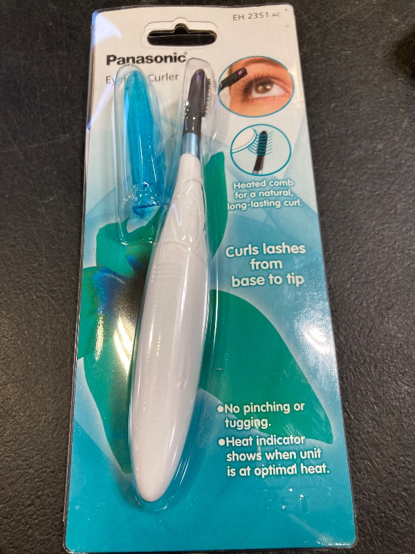 Photo 1 of Panasonic Heated Eyelash Curler Comb With Non-Stick Silicone, Wand-Style - EH2351AC