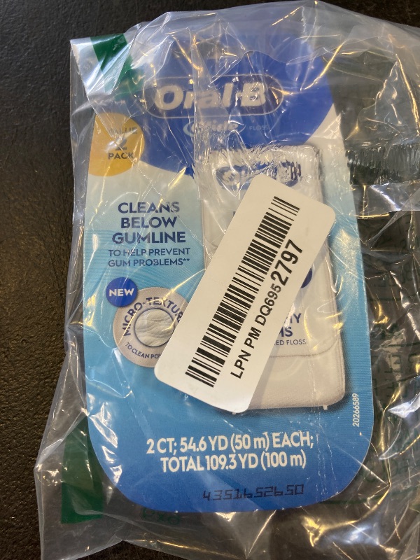 Photo 1 of Oral-B Glide Healthy Gums, Glide Dental Floss Twin Pack, Unflavored, 100 M