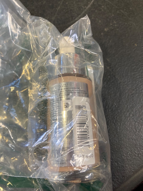 Photo 1 of Maybelline Super Stay Up to 24HR Skin Tint, Radiant Light-to-Medium Coverage Foundation, Makeup Infused With Vitamin C, 120, 1 Count