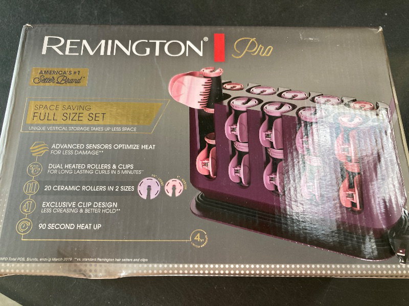 Photo 1 of Remington Pro Hair Setter Hot Rollers, Curlers With Thermaluxe Advanced Thermal Technology