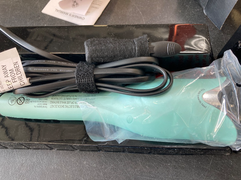 Photo 1 of CHI Spin N Curl, Curling Iron For Healthy & Shiny Effortless Curls & Waves, Provides Preset Temperature Settings For Each Hair Texture, Mint Green