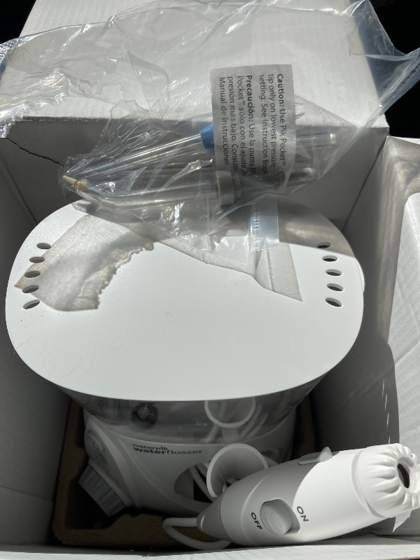 Photo 1 of Waterpik Aquarius Water Flosser For Teeth Cleaning, Gums, Braces, Dental Care, Electric Power With 10 Settings, 7 Tips For Multiple Users And Needs, ADA Accepted, White WP-660, Packaging May Vary